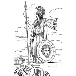 Раскраска: Римская мифология (Боги и богини) #110073 - Раскраски для печати