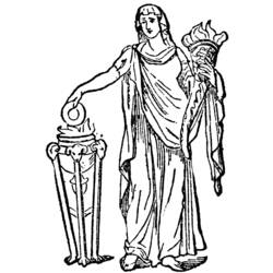 Раскраска: Римская мифология (Боги и богини) #110074 - Раскраски для печати