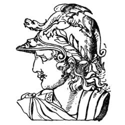 Раскраска: Римская мифология (Боги и богини) #110089 - Раскраски для печати