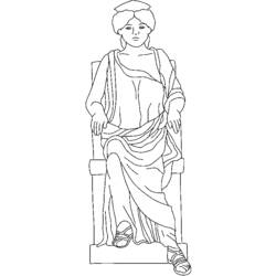Раскраска: Римская мифология (Боги и богини) #110111 - Бесплатные раскраски для печати