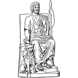 Раскраска: Римская мифология (Боги и богини) #110120 - Раскраски для печати