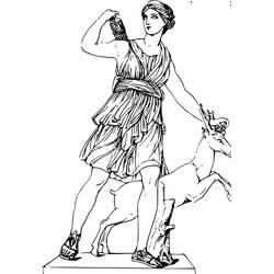 Раскраска: Римская мифология (Боги и богини) #110135 - Раскраски для печати
