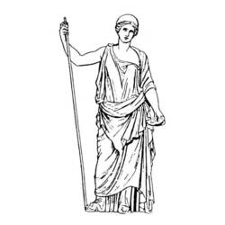 Раскраска: Римская мифология (Боги и богини) #110164 - Раскраски для печати