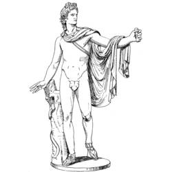 Раскраска: Римская мифология (Боги и богини) #110188 - Раскраски для печати