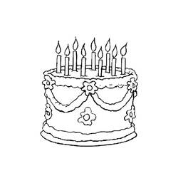 Раскраска: день рождения (Праздники и особые случаи) #57057 - Раскраски для печати