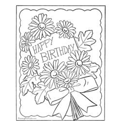 Раскраска: день рождения (Праздники и особые случаи) #57076 - Бесплатные раскраски для печати
