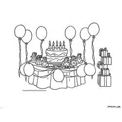 Раскраска: день рождения (Праздники и особые случаи) #57093 - Раскраски для печати