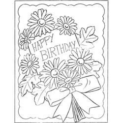 Раскраска: день рождения (Праздники и особые случаи) #57177 - Бесплатные раскраски для печати