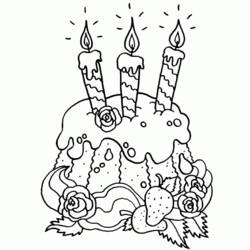 Раскраска: день рождения (Праздники и особые случаи) #57230 - Бесплатные раскраски для печати