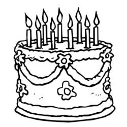 Раскраска: день рождения (Праздники и особые случаи) #57252 - Бесплатные раскраски для печати