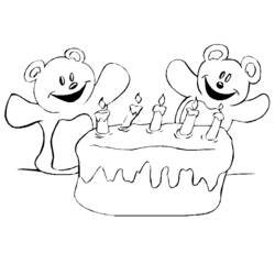 Раскраска: день рождения (Праздники и особые случаи) #57326 - Бесплатные раскраски для печати
