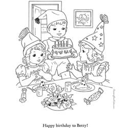 Раскраска: день рождения (Праздники и особые случаи) #57335 - Бесплатные раскраски для печати