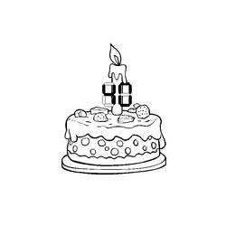 Раскраска: день рождения (Праздники и особые случаи) #57359 - Бесплатные раскраски для печати