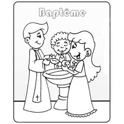 Раскраска: крещение (Праздники и особые случаи) #57459 - Раскраски для печати