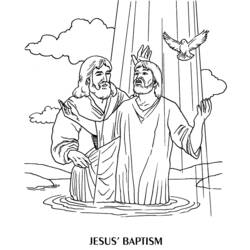 Раскраска: крещение (Праздники и особые случаи) #57467 - Раскраски для печати