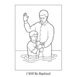 Раскраска: крещение (Праздники и особые случаи) #57504 - Бесплатные раскраски для печати
