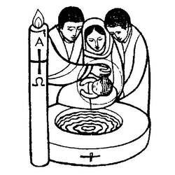 Раскраска: крещение (Праздники и особые случаи) #57530 - Раскраски для печати