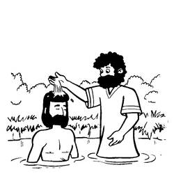 Раскраска: крещение (Праздники и особые случаи) #57557 - Бесплатные раскраски для печати