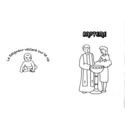 Раскраска: крещение (Праздники и особые случаи) #57572 - Раскраски для печати