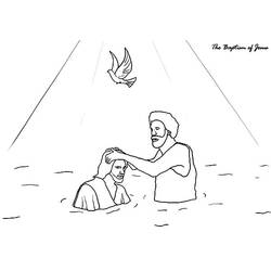 Раскраска: крещение (Праздники и особые случаи) #57664 - Раскраски для печати