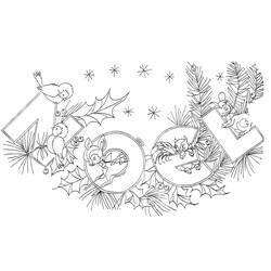 Раскраска: рождество (Праздники и особые случаи) #54916 - Раскраски для печати