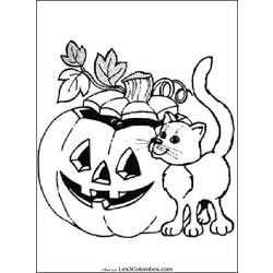 Раскраска: Хэллоуин (Праздники и особые случаи) #55151 - Раскраски для печати
