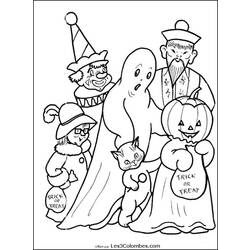 Раскраска: Хэллоуин (Праздники и особые случаи) #55160 - Бесплатные раскраски для печати