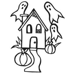 Раскраска: Хэллоуин (Праздники и особые случаи) #55274 - Бесплатные раскраски для печати