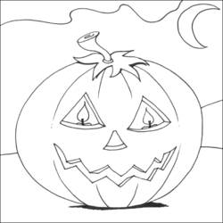 Раскраска: Хэллоуин (Праздники и особые случаи) #55375 - Бесплатные раскраски для печати