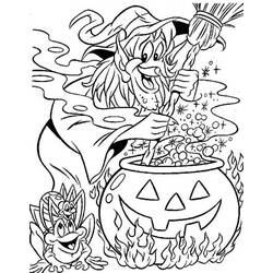 Раскраска: Хэллоуин (Праздники и особые случаи) #55441 - Бесплатные раскраски для печати