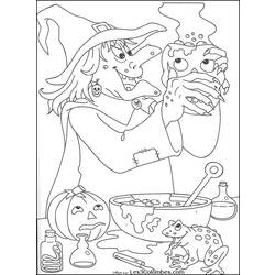 Раскраска: Хэллоуин (Праздники и особые случаи) #55450 - Бесплатные раскраски для печати
