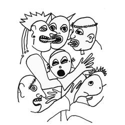 Раскраска: Марди Гра (Праздники и особые случаи) #60721 - Бесплатные раскраски для печати