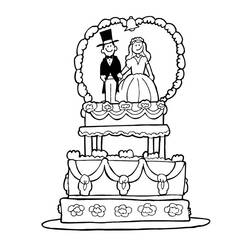 Раскраска: брак (Праздники и особые случаи) #55955 - Раскраски для печати