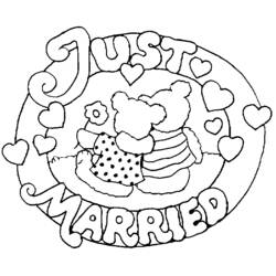 Раскраска: брак (Праздники и особые случаи) #55957 - Бесплатные раскраски для печати