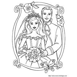 Раскраска: брак (Праздники и особые случаи) #55959 - Раскраски для печати