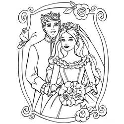 Раскраска: брак (Праздники и особые случаи) #55966 - Раскраски для печати
