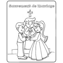 Раскраска: брак (Праздники и особые случаи) #56009 - Раскраски для печати