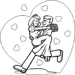 Раскраска: брак (Праздники и особые случаи) #56045 - Бесплатные раскраски для печати