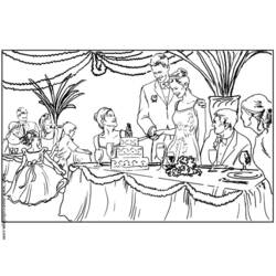 Раскраска: брак (Праздники и особые случаи) #56111 - Раскраски для печати