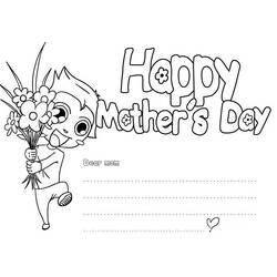 Раскраска: День матери (Праздники и особые случаи) #129765 - Бесплатные раскраски для печати