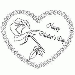 Раскраска: День матери (Праздники и особые случаи) #129959 - Бесплатные раскраски для печати