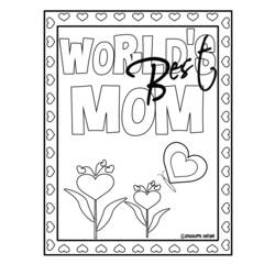 Раскраска: День матери (Праздники и особые случаи) #130001 - Бесплатные раскраски для печати