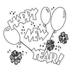 Раскраска: Новый год (Праздники и особые случаи) #60748 - Раскраски для печати