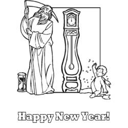 Раскраска: Новый год (Праздники и особые случаи) #60797 - Бесплатные раскраски для печати