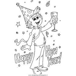 Раскраска: Новый год (Праздники и особые случаи) #60916 - Раскраски для печати