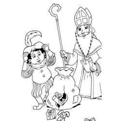 Раскраска: Святой николай (Праздники и особые случаи) #59173 - Раскраски для печати