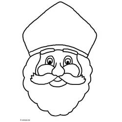 Раскраска: Святой николай (Праздники и особые случаи) #59196 - Бесплатные раскраски для печати