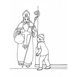 Раскраска: Святой николай (Праздники и особые случаи) #59218 - Бесплатные раскраски для печати