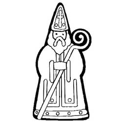 Раскраска: Святой николай (Праздники и особые случаи) #59257 - Бесплатные раскраски для печати