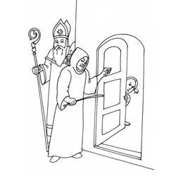 Раскраска: Святой николай (Праздники и особые случаи) #59289 - Бесплатные раскраски для печати